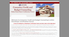 Desktop Screenshot of homebuyercert.org